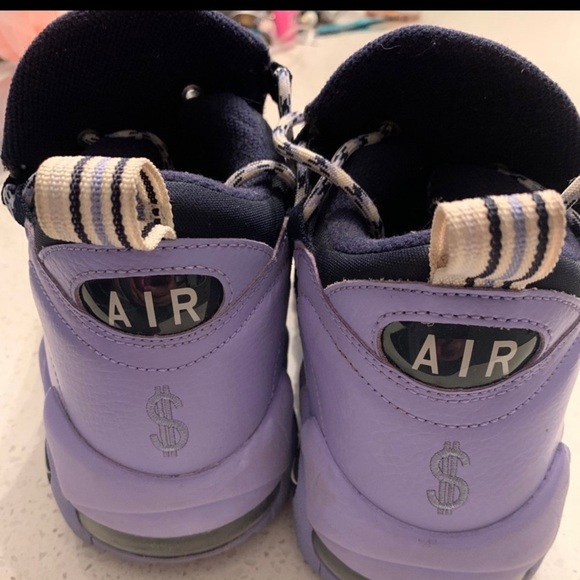 Size 9.5- Nike Air More Money This Game is Mine, Twilight - Picture 3 of 9